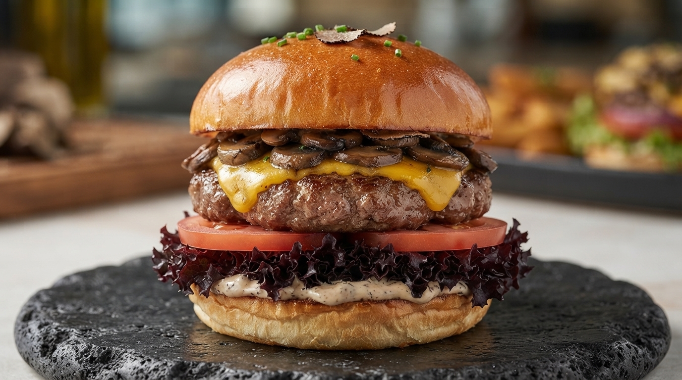Hamburguesa de Res con Trufa Negra Store by jpg