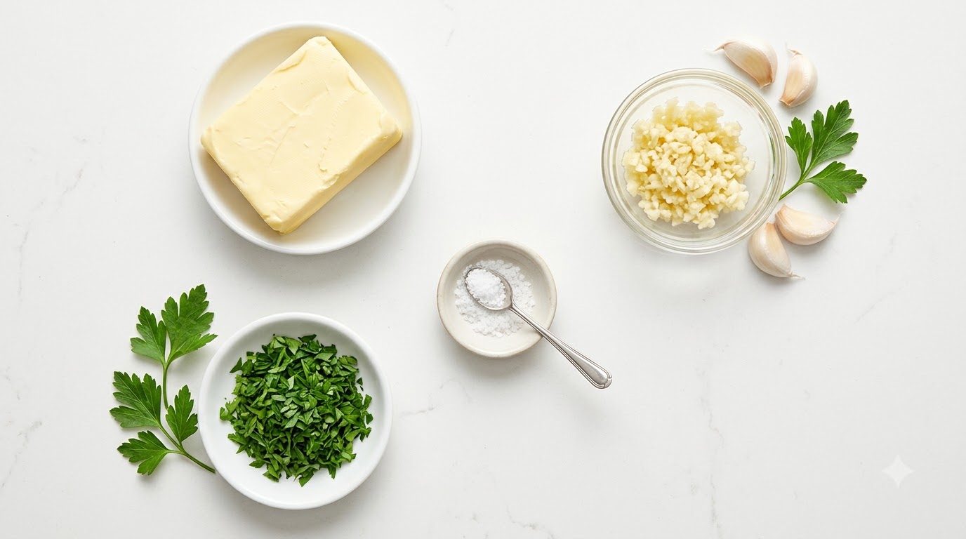 Panecillos para Hamburguesa con Mantequilla de Ajo