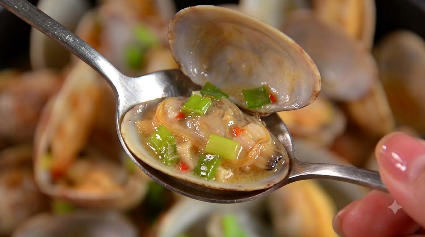 Almejas a la Mantequilla de Ajo al Estilo Francés
