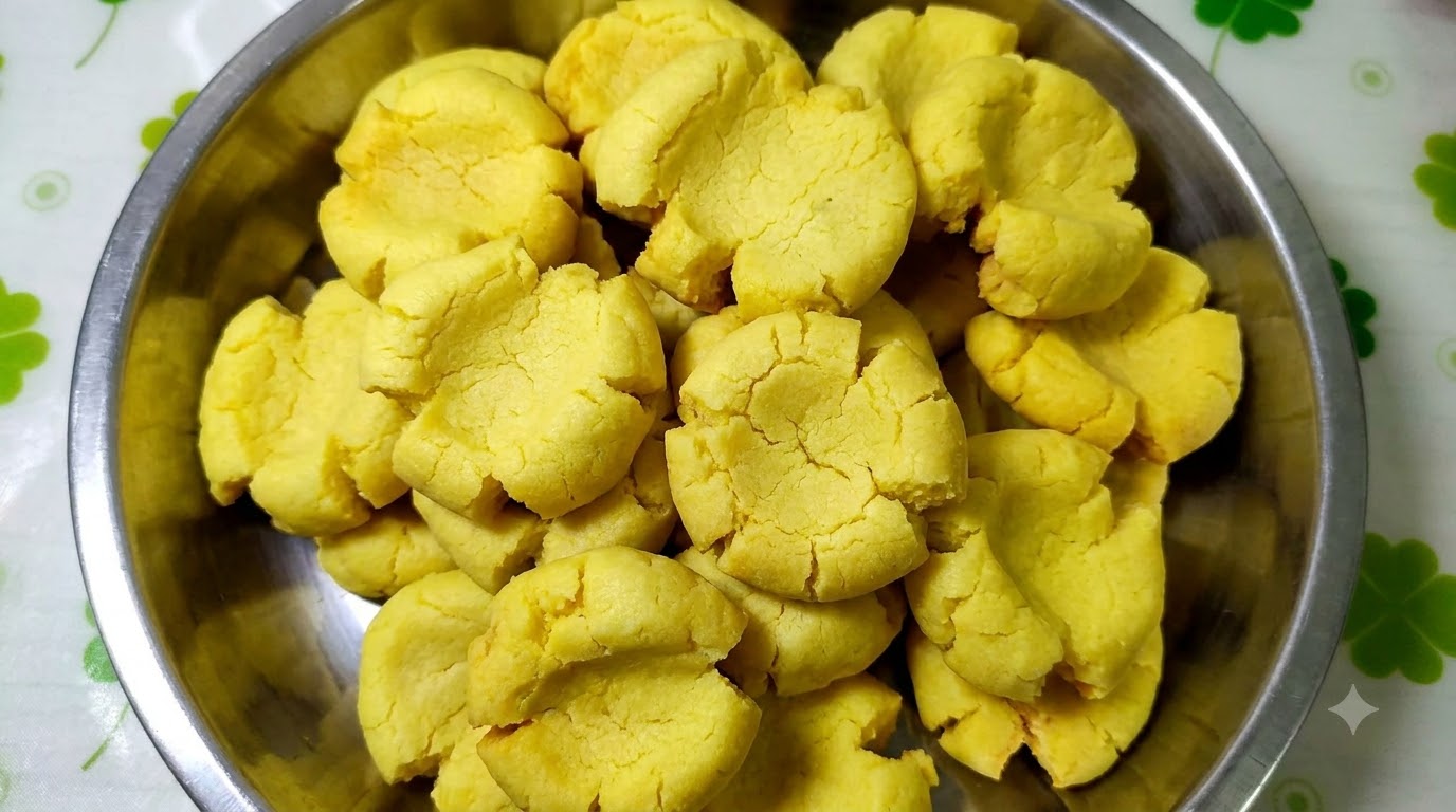 Galletas Margarita sin Horno (Galletas de Mantequilla Desmoronables a la Sartén)