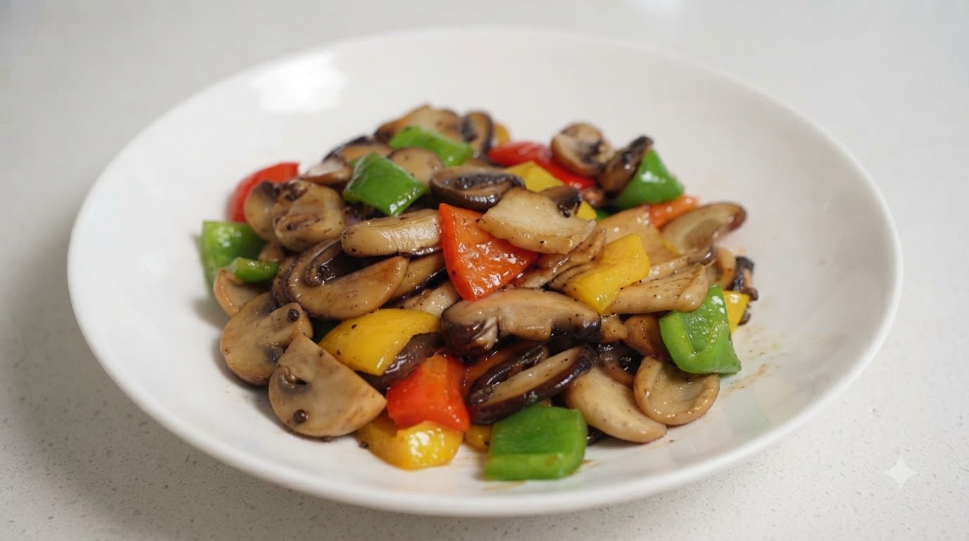 Hongos Mixtos a la Pimienta Negra