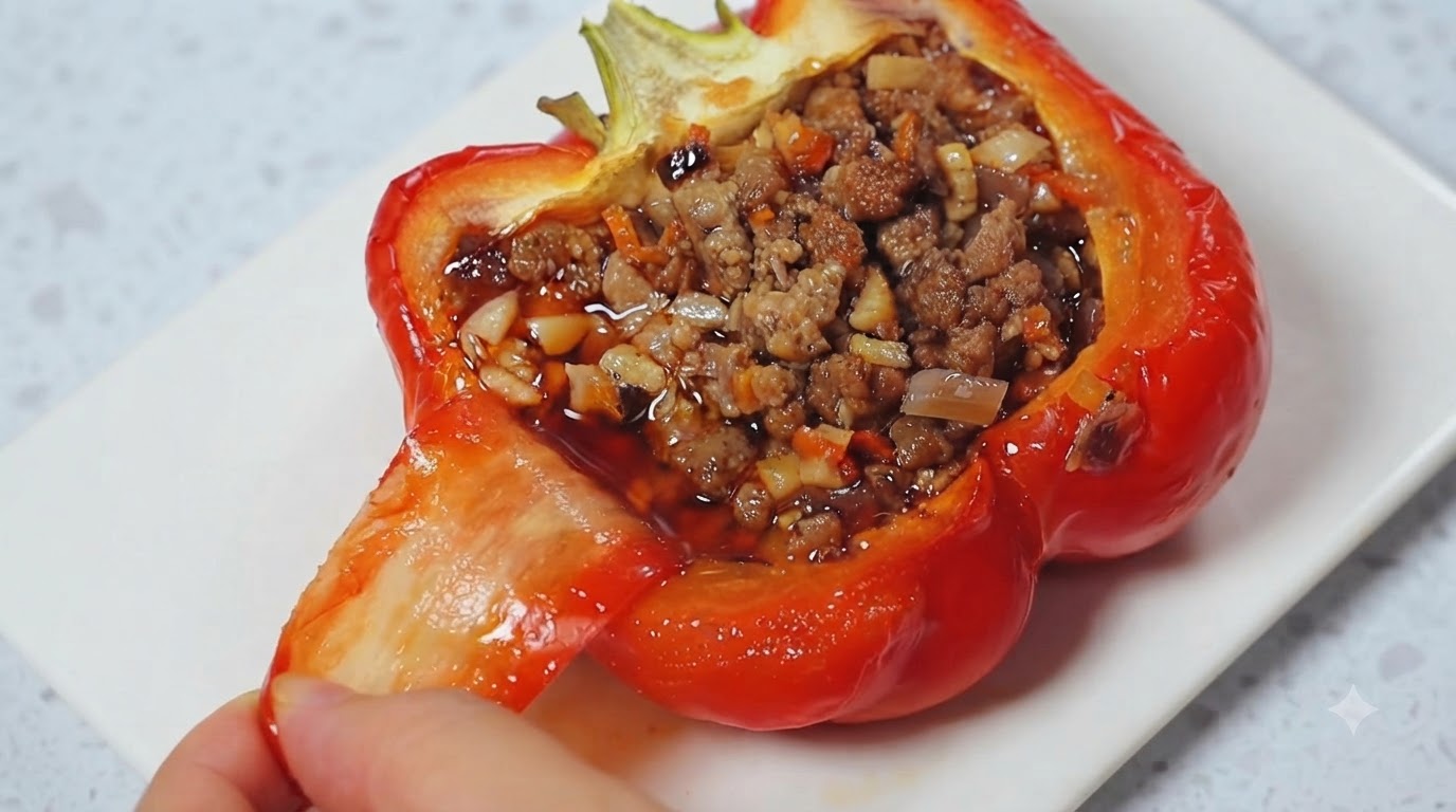 Pimientos de Piquillo Rellenos de Carne Picada Sazonada