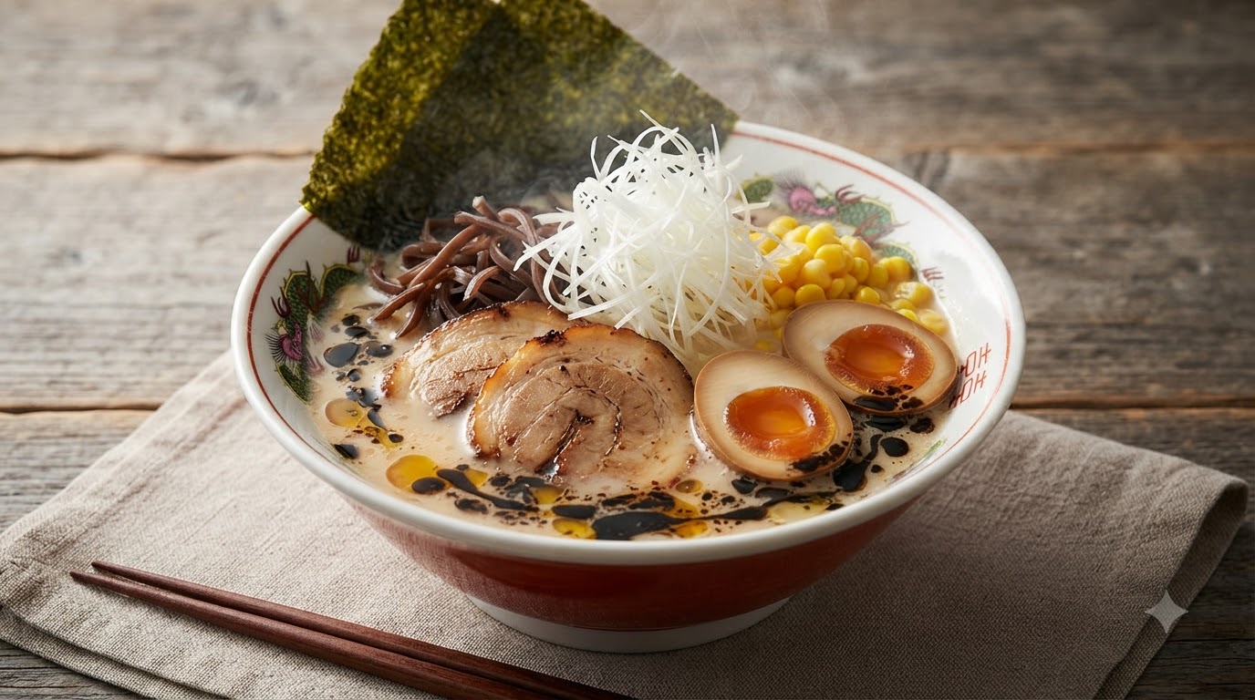 Aceite de Ajo Negro Japonés para Ramen (Mayu)
