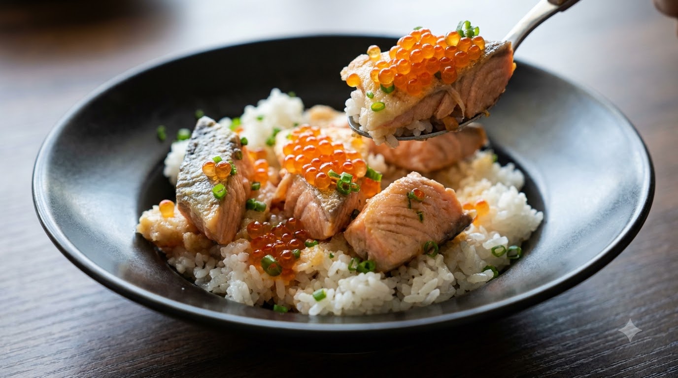 Oyakodon de Salmón al Miso