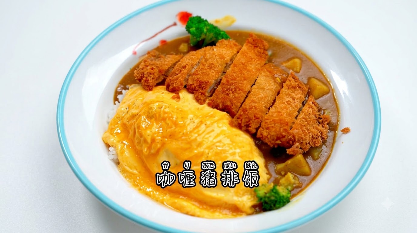 Arroz con Chuleta de Cerdo al Curry Japonés (Katsukare)
