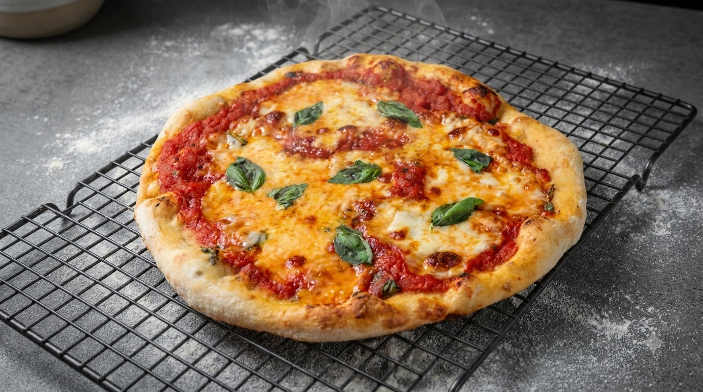 Auténtica Pizza Napolitana Casera