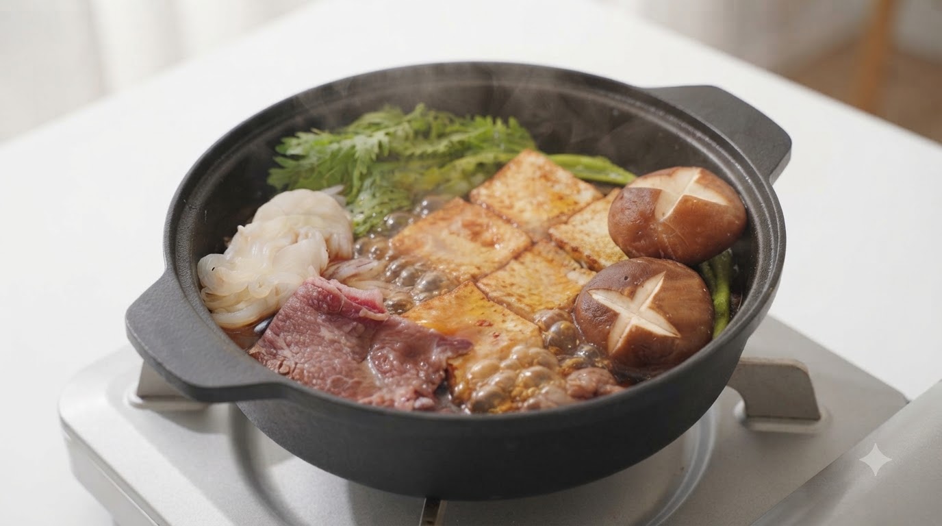 Hot Pot Sukiyaki Japones Autentico