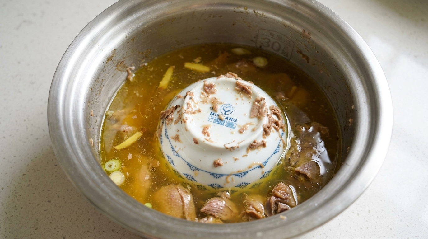 Sopa de Pato Tradicional Desbordante de Minnan