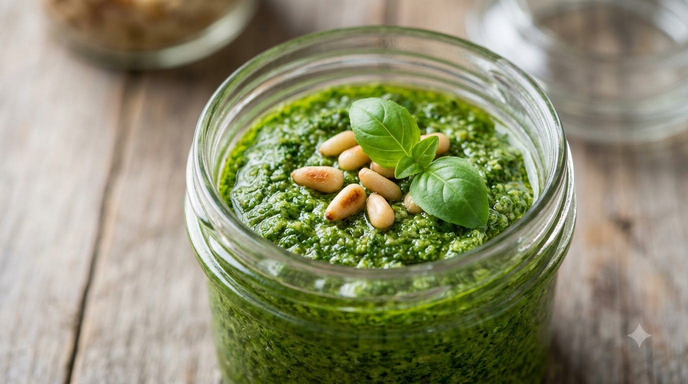 Pesto de Albahaca Italiano Casero
